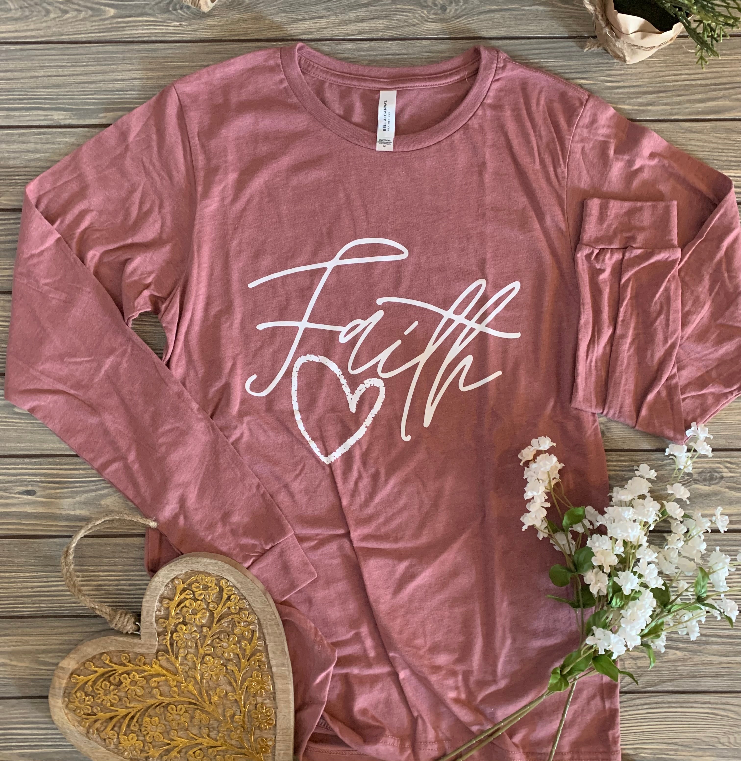Faith (Heathered Mauve)